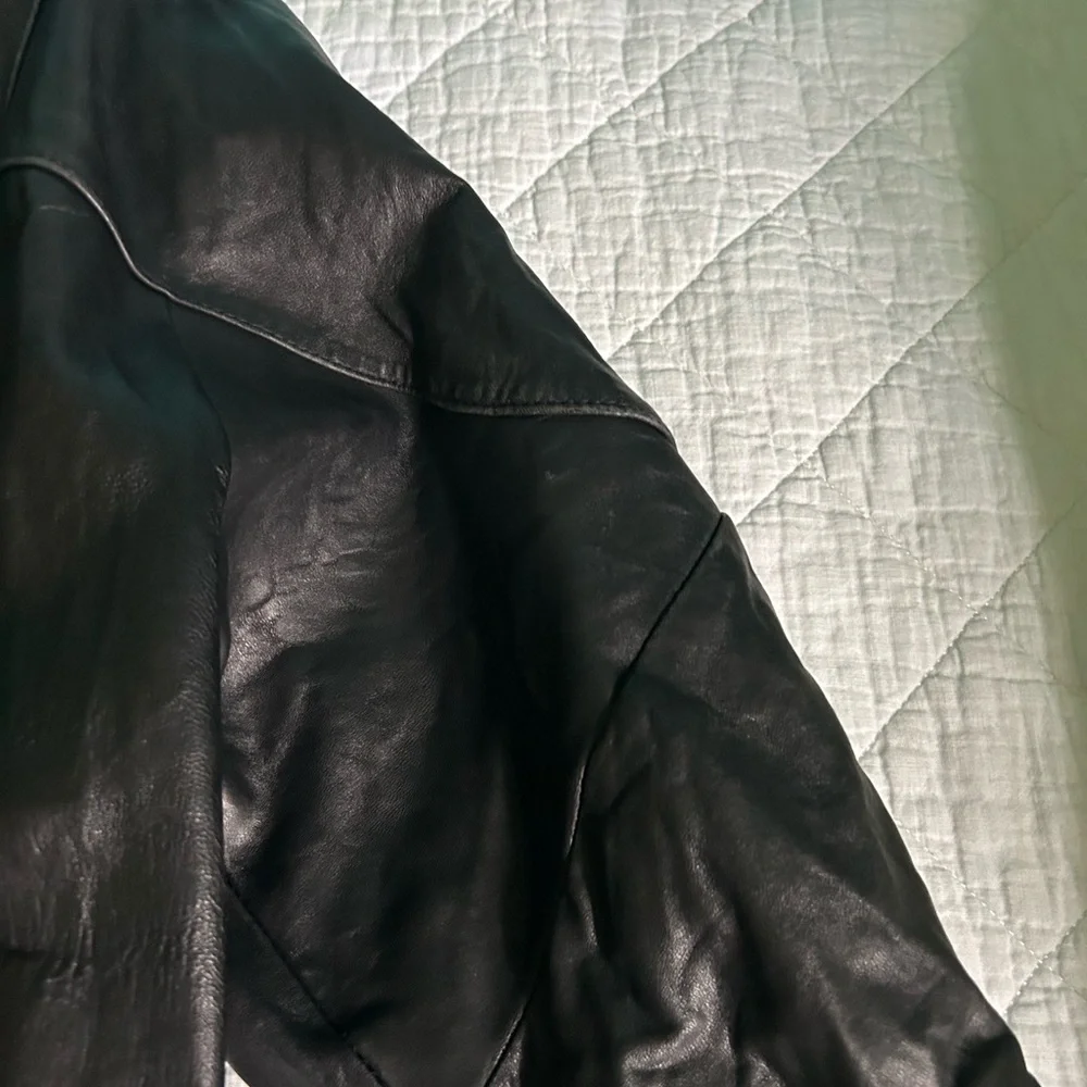 Vintage G III Leather Boho Hippie Coat - Picture 7 of 13